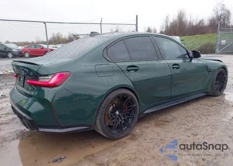 2022 BMW M3 Competition xDrive из США, поврежденный, VIN WBS43AY00NFN20909